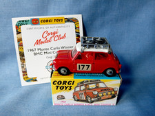 CORGI TOYS 339 CORGI MODEL CLUB 1967 MONTE-CARLO WINNER BMC MINI COOPER S - NEW