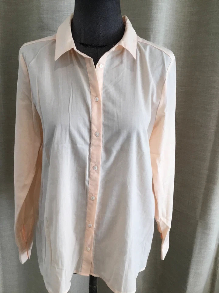 Très Belle Chemise Coton Rose Saumon Comptoir Des Cotonniers 38 Tbe - Photo 2/4