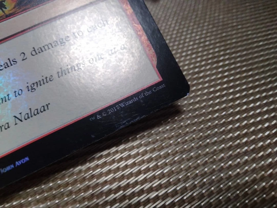 Modern Masters 2017 Guren Jigoku Foil Card Misaligned Frame Used - Image 3 of 4