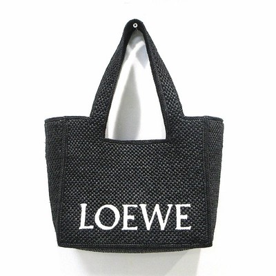 LOEWE Font 2Way Bag Medium Tote Bag Black