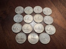 Lot of 15 500 Lire Silver Caravelle Coins