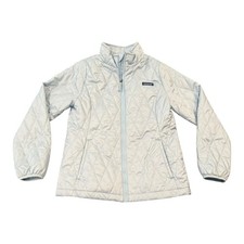 Patagonia Kids XL 14 Quilted Puffer Insulated Jacket Harbor Blue PrimaLoft