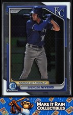 Spencer Nivens 2024 Bowman Chrome Prospects #BCP-37 Kansas City Royals Prospect