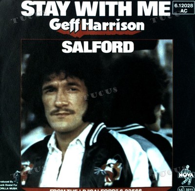 Geff Harrison - Stay With Me 7in (VG+/VG+) '*