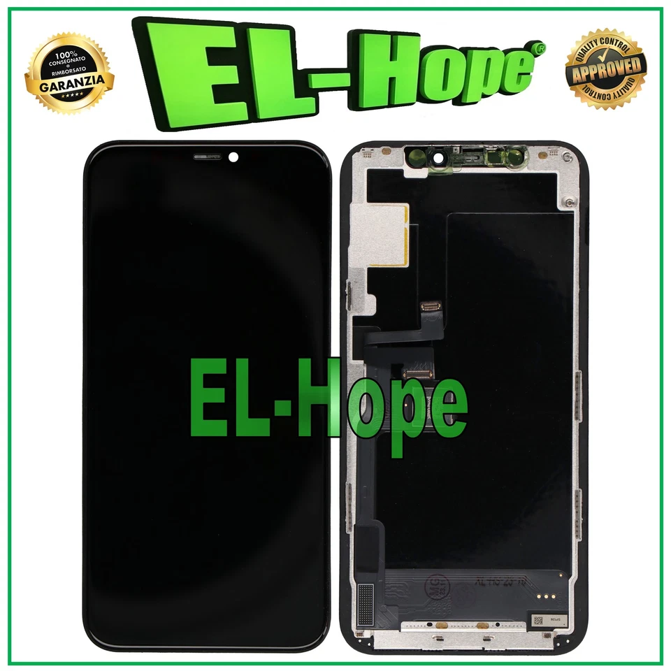 DISPLAY LCD OLED TOP PER APPLE IPHONE 11 PRO TOUCH SCREEN SCHERMO PARI ORIGINALE