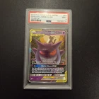 Pokemon Card - Gengar Mimikyu GX Sun Moon Team Up 53/181 Tag Team - PSA 9