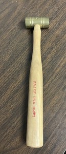 Grace USA Brass Gun Smithing Hammer 10oz 