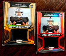 2023 Certified New Generation Jerseys Tyree Wilson Mirror Red /199 & Bronze /349