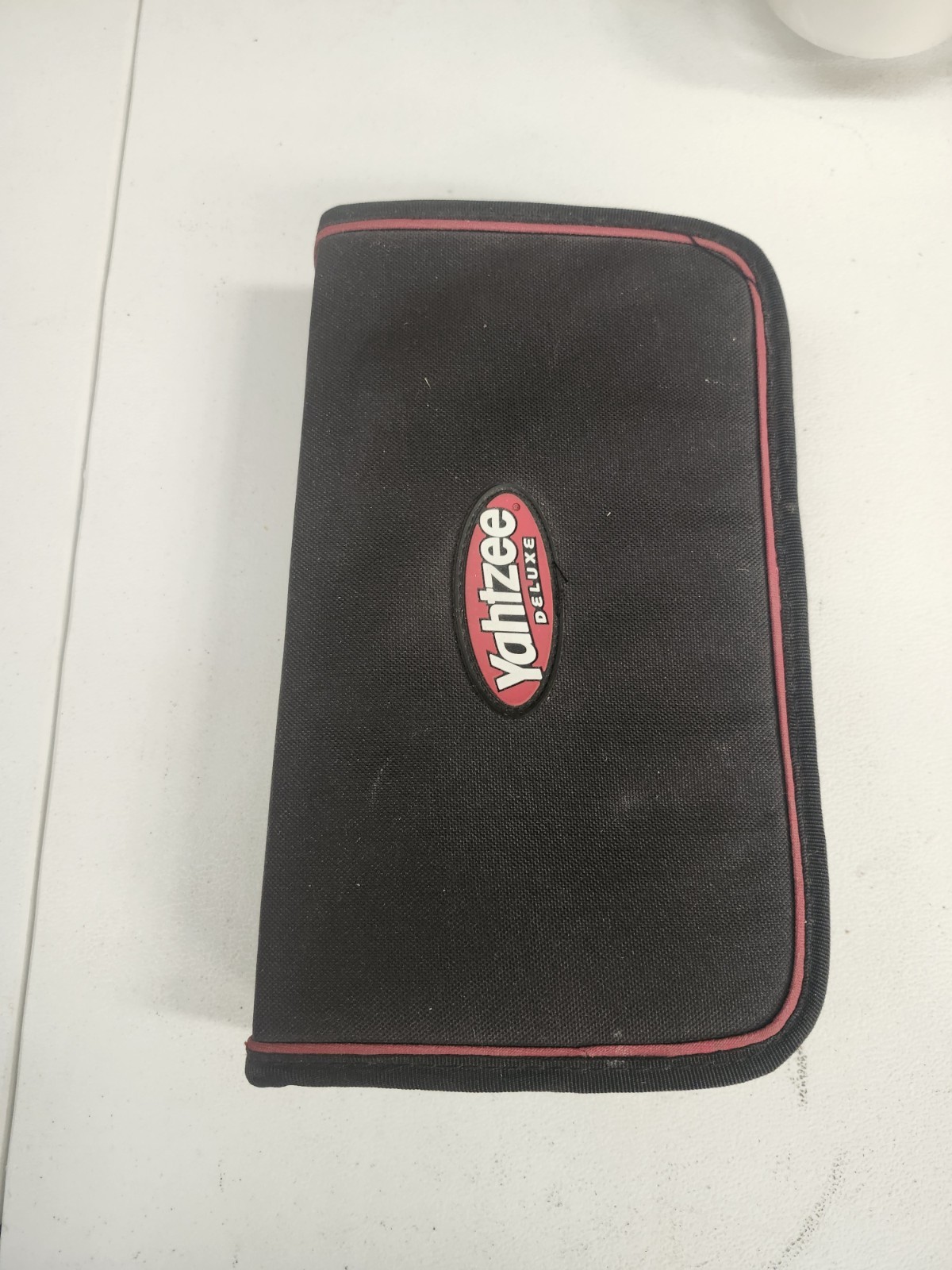 Yahtzee Deluxe Edition Game Folio Nylon Zip Case Game 2003 Hasbro Complete Nice