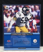 2005 Upper Deck Portraits JACK HAM Auto 8x10 Jumbo 