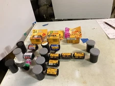 Vintage Kodak 35mm Film Lot 12 Rolls - Slide & Negative -Tri x pan, ilford, Fuji