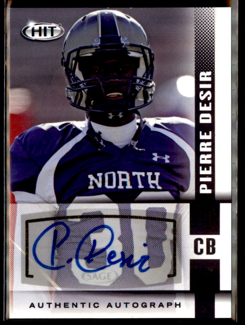 2014 SAGE HIT #A133 Pierre Desir Autographs Black
