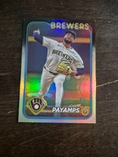 2024 Topps Update Joel Payamps Milwaukee Brewers Rainbow Foil