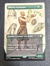 Diligent Zookeeper (Borderless) Avatar: The Last Airbender Regular MTG NM Magic