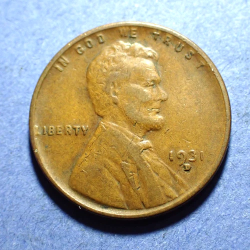 1931-D Lincoln Cent  VF details
