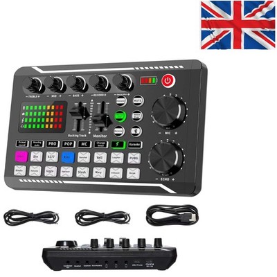 4-Kanal Bluetooth Audio Mixer mit DSP Effekten & Sprachwechsler für Creatoren