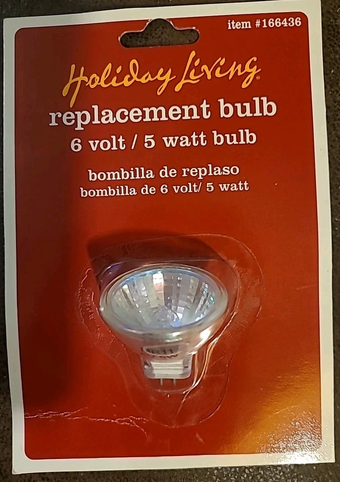 Holiday Living Replacement Bulb 6 Volt 5 Watt SightSational Base 166436 - Image 2 of 4