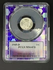 1945 D 10C PCGS MS 64FB Purple Core