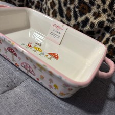 Cath Kidston The Collection fungo/rospo piccolo piatto da arrosto 27 cm nuovo con etichetta 