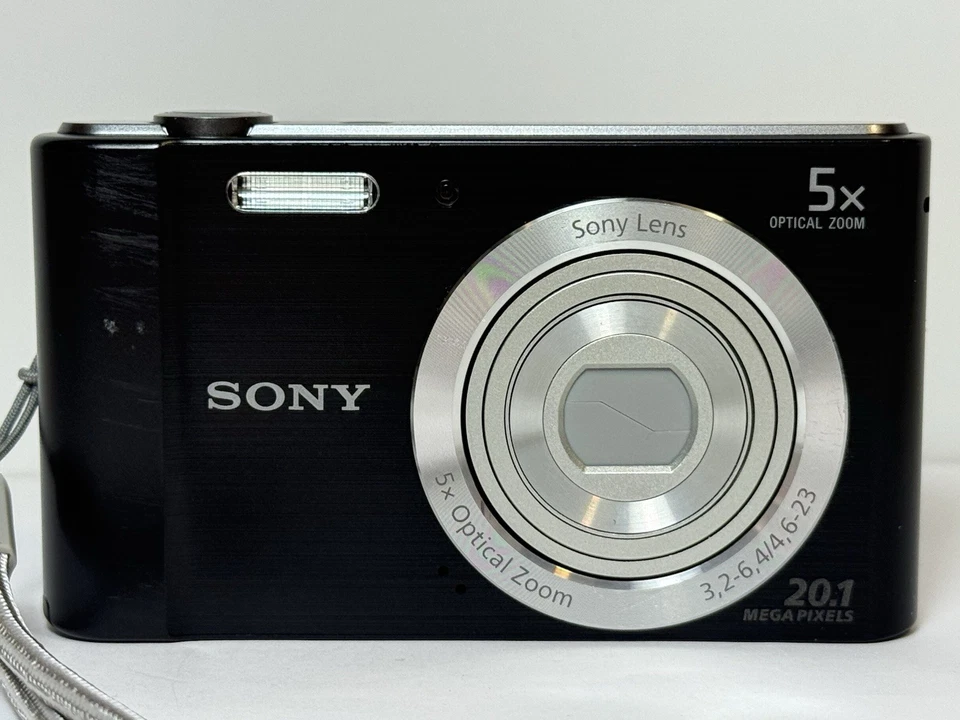 Sony Cyber-shot DSC-W800 20.1 MP 5x Optical Zoom Digital Camera w/ Charger Works - Image 3 of 4