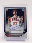 LACHLAN OLBRICH 2025-26 BOWMAN CHROME ROOKIE AUTOGRAPH #BCA-LO BULLS Q2045