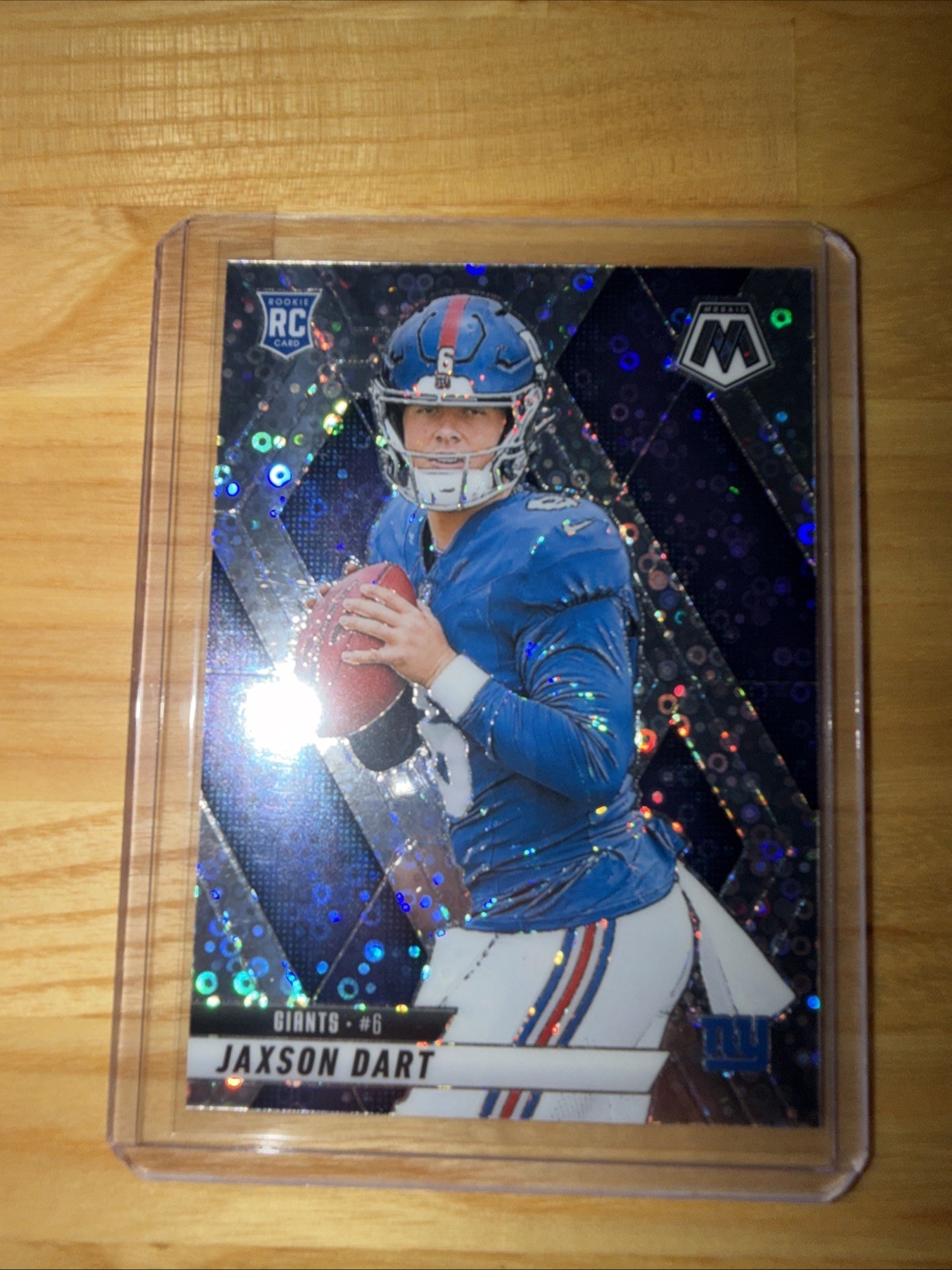 2025 Mosaic JAXSON DART #362 RC Rookie No Huddle Silver Disco Prizm - Giants