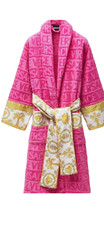 Authentic NWT Versace Pink Gold Barocco Bathrobe Size M