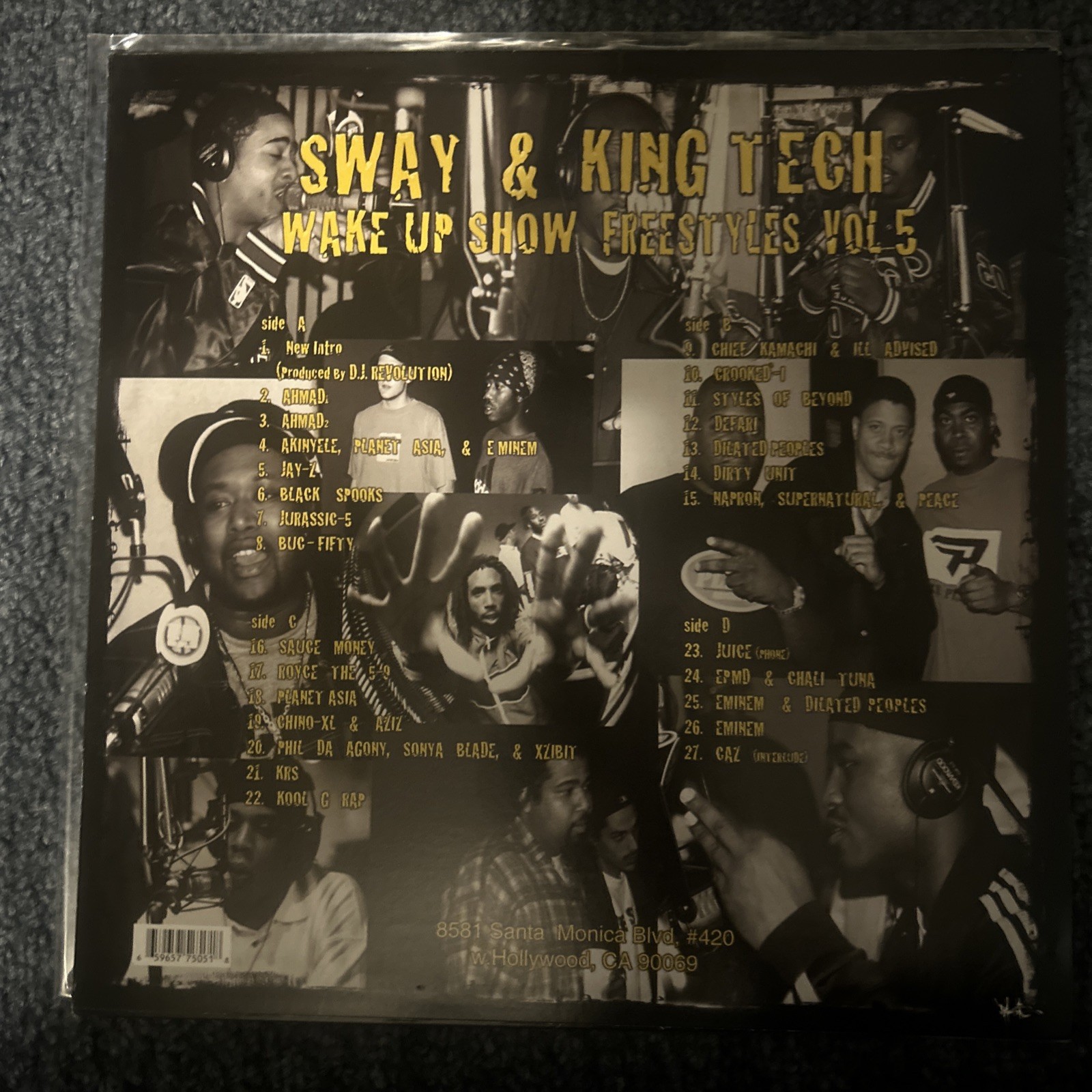 Sway & King Tech Wake Up Show Freestyles Vinyl RAP HIP HOP RECORDS