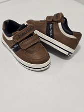 Nautica Kids Double Strap Sneakers - Casual Athletic Shoes for Children Size 5