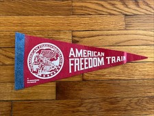 Vintage 70s American Freedom Train Pennant 1975 12" Banner Wall Art