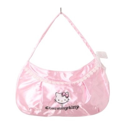 Charmy Kitty Spinns Handbag Hallo Kitty Sanrio Pink Lace Ribbon Y2K Kawaii Japan