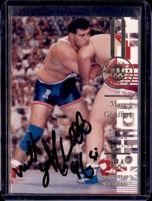 1996 UD US FUTURE CHAMPIONS  #91 Matt Ghaffari Auto/Signed in Person