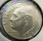 1953 S Roosevelt Dime