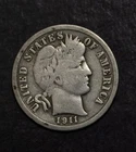 1911 Barber Dime Fine  Lot F 734