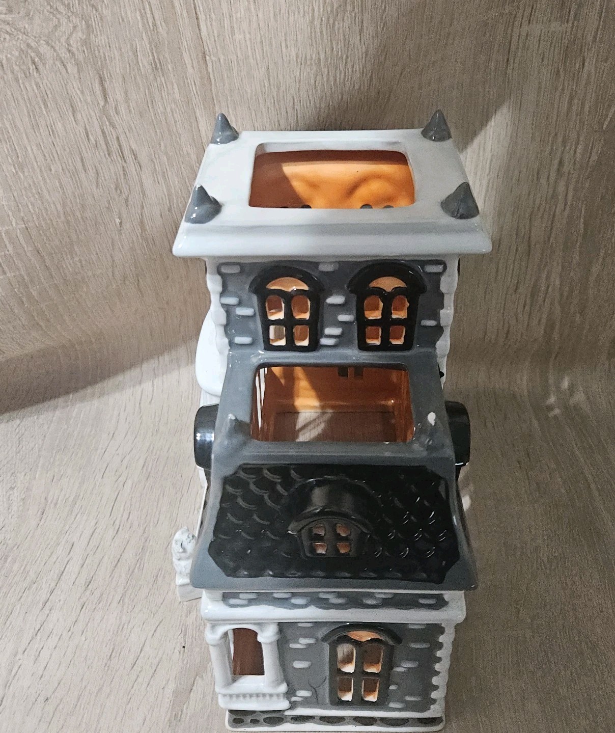 Bath & Body Works Haunted House Luminary Tea Light Candle Style Halloween Owls