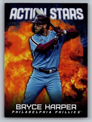 2023 Topps Update #AS-16 Bryce Harper Action Stars