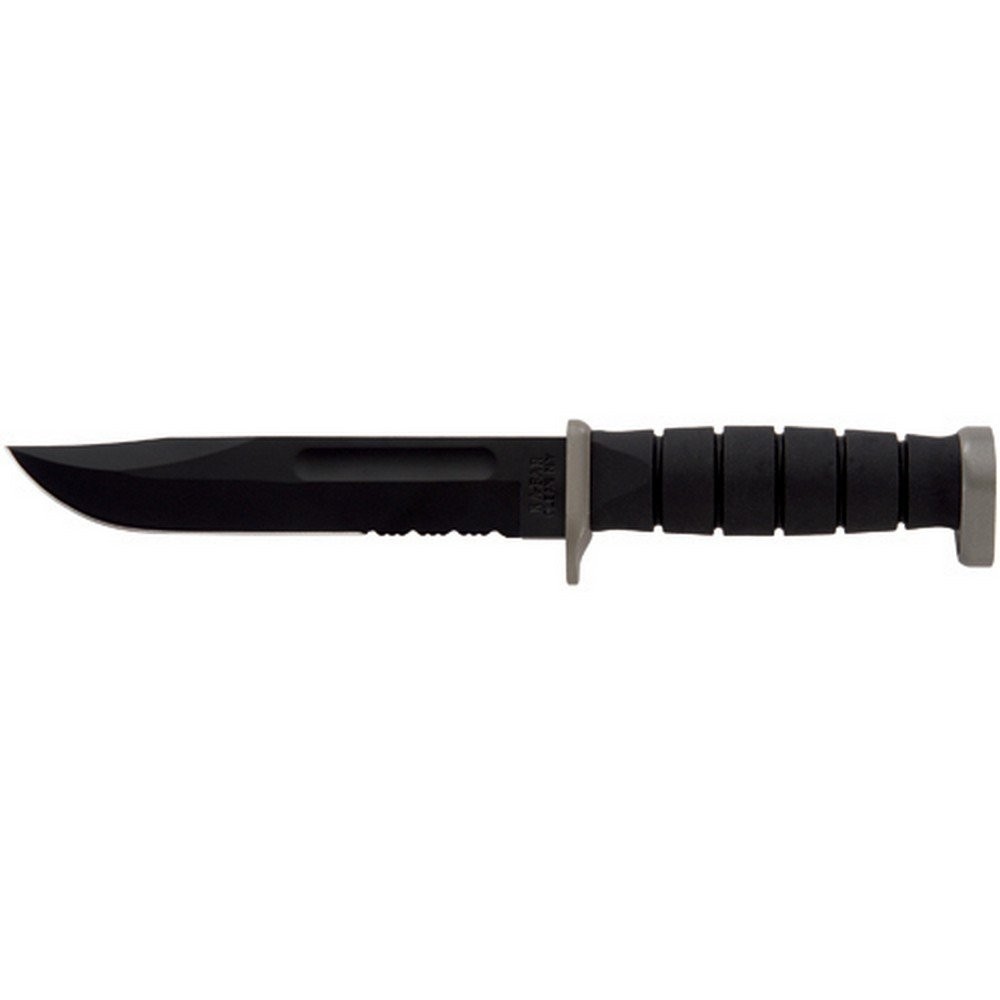 7" D2 Tool Steel Blade Black Rubber - 1281