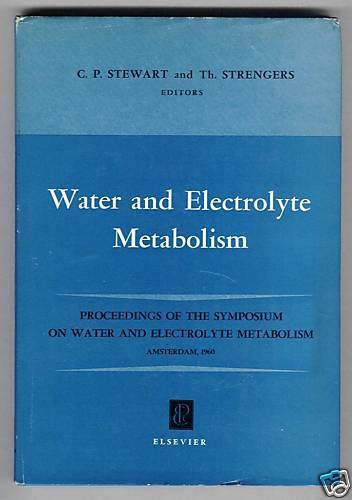 Métabolisme de l'eau et des électrolytes 1961 - Photo 1 sur 1
