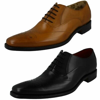 Herren Loake Leder Schnürschuhe Gunny