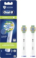 Oral-B FlossAction Electric Toothbrush Replacement Brush Heads Refill, 2 Count