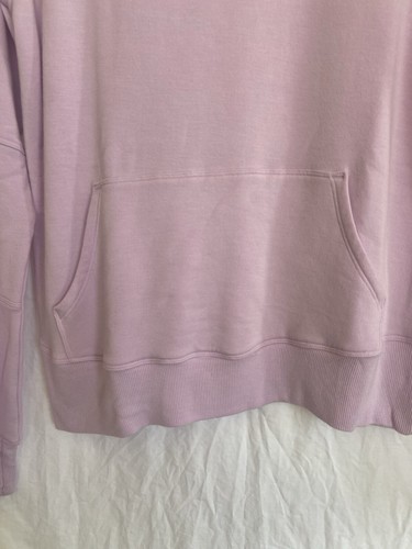 ATHLETA GIRL SO GIFTED LILAC SWEATSHIRT LONG SLEEVE FRONT POCKET Size XXL / 16 - Picture 3 of 10