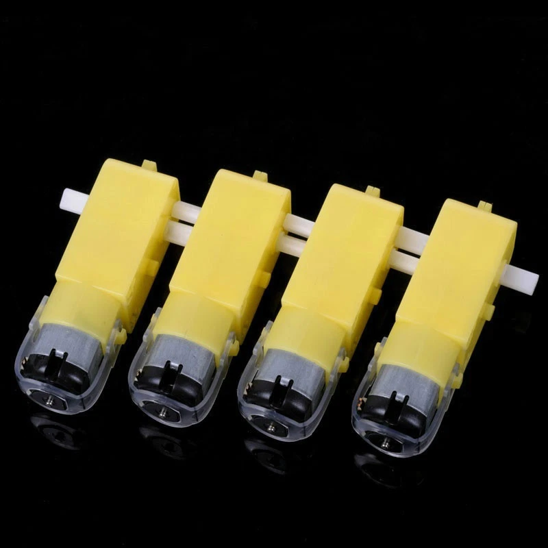 Caja de cambios de motor de engranaje de transmisión de CC de plástico 1 pieza 1:48 para coche inteligente chasis Arduino Foto 4 de 4