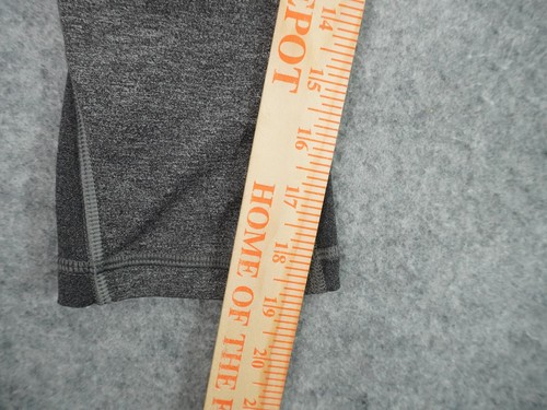 Lululemon Leggings Womens 4 Free Runner Crop Gym Workout Gray - Picture 2 of 10