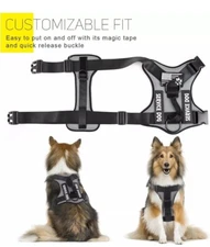 Demigreat Service Dog Harness, No-Pull Vest Harness Medium NO PATCHES INCLUDED