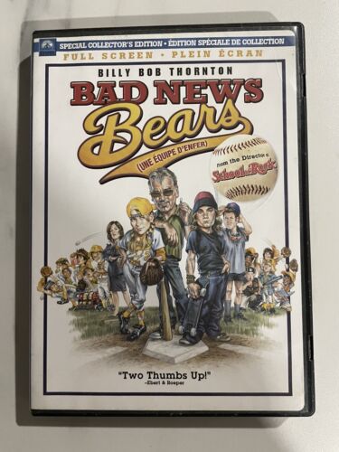 Bad News Bears  (DVD, 2005, Full Screen) Bilingual **TESTED** - Picture 1 of 4