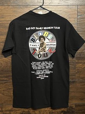 Bad Boy Family Reunion Tour Tシャツ L Notorious BIG Baby x Bad Boy Family Reunion Tour - M | eBay