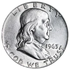 1963-D Franklin SILVER Half Dollar XF/AU Nice Coin! Complete Your Album!