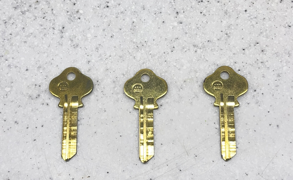 Vintage Set Of 3 Star Keys 6CO1 | eBay