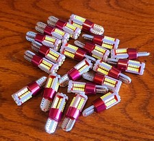 20 Pck LED Miniature Light Bulb RV Camper Trailer Motor Home 12 volt Push In 921