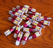 20 Pck LED Miniature Light Bulb RV Camper Trailer Motor Home 12 volt Push In 921